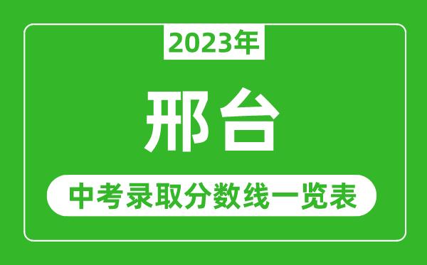 2023邢台中考200分上什么学校 2021年邢台中考各学校录取分数线