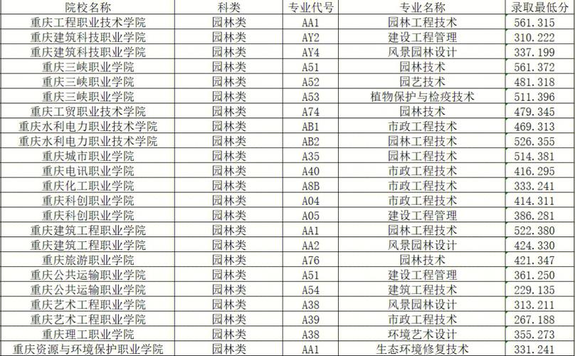 2020年重庆高职专科投档线录取分数线排名公布 高考投档线和录取分数线的区别