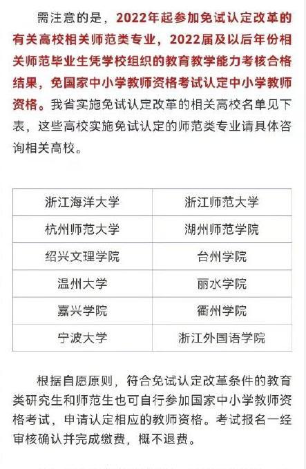 浙江省12所师范高校获教资面试资格，想当老师就去这12校 非师范生考教资后能当老师吗