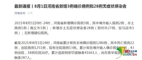 许昌市新增18例确诊病例和35例无症状感染者 轨迹公布 北京五例感染者都是什么人